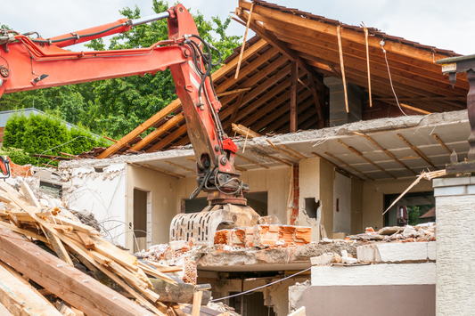 What are the benefits of demolishing an existing home and rebuilding?